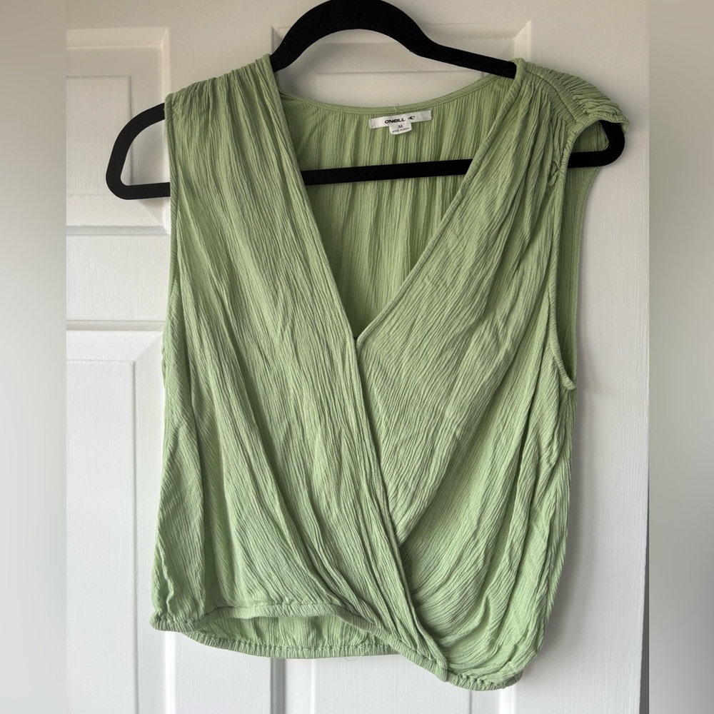 O'Neill Sage Green Ashlee Top